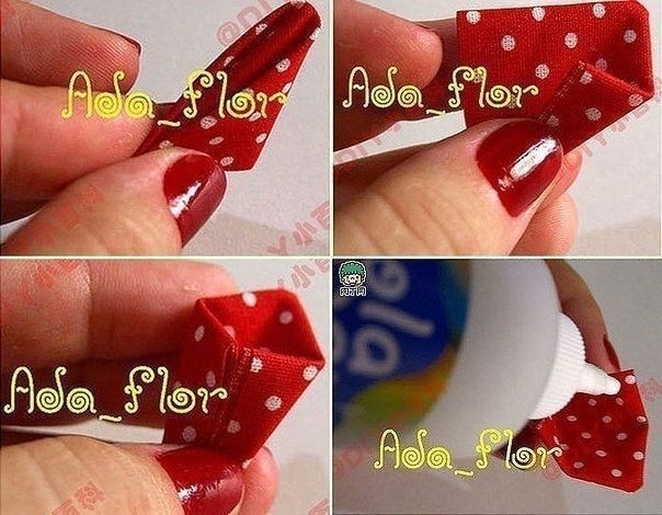 ​Интересный цветок из ткани