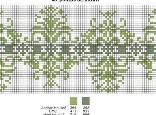 Красивые узоры для скатертей и наволочек
