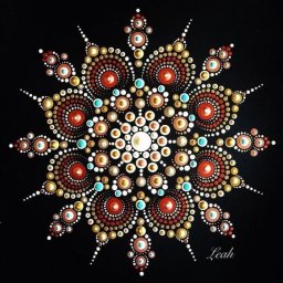 ​Идеи очень красивой точечной росписи