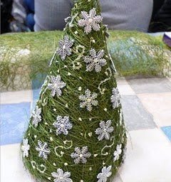 Елочка из сизаля