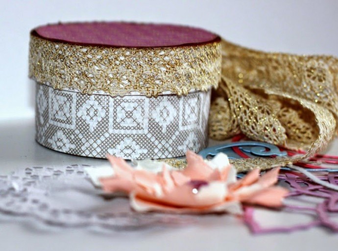 Мастерим коробочку-шкатулку из бобины скотча Мастерим коробочку-шкатулку из бобины скотча