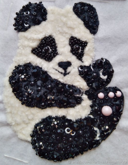 Брошь "Панда"