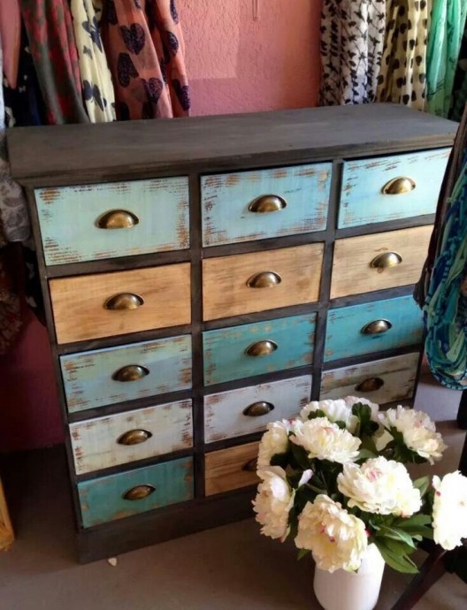 Летние варианты декора комодов
