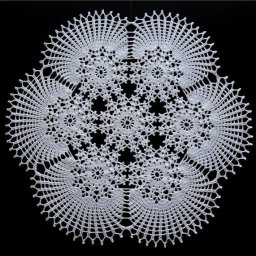 ​Восхитительная салфетка крючком