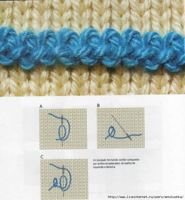 Вышивка по трикотажным изделиям