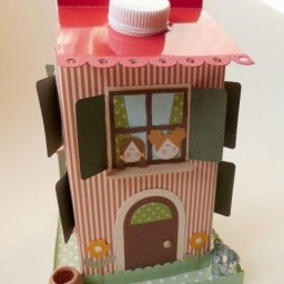 ​Забавная копилка из тетрапака