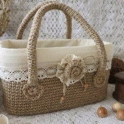 Джутовые корзины