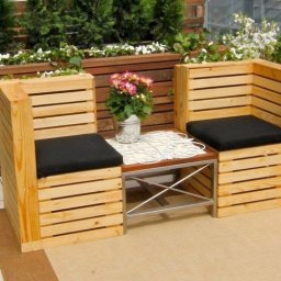 ​Идеи создания дачной мебели из палетт