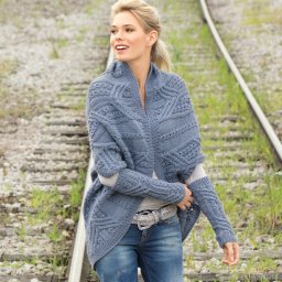 ​Красивый жакет и митенки