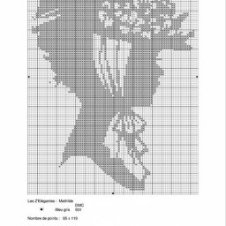 ​Монохромная вышивка