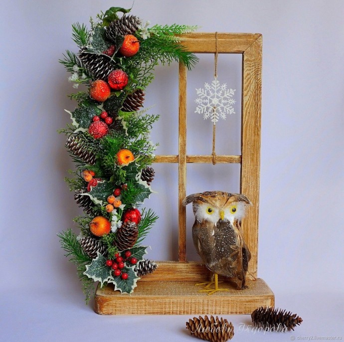 Прелестные окошечки с новогодним настроением