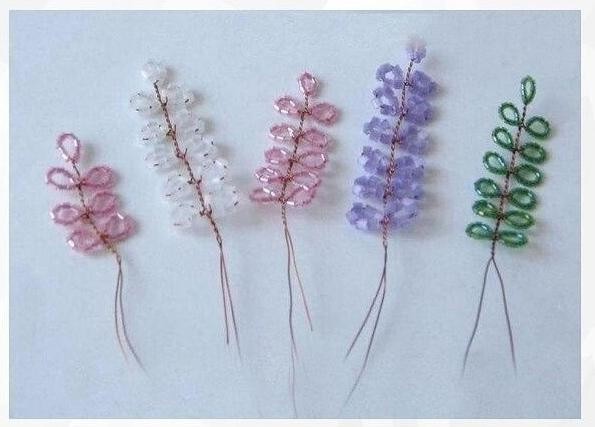 Кашпо с вереском из бисера Кашпо с вереском из бисера