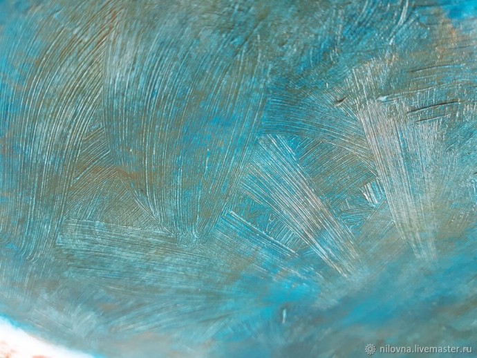 Золотая фактура акрилом