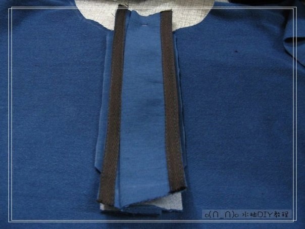 Техники шитья застёжки поло