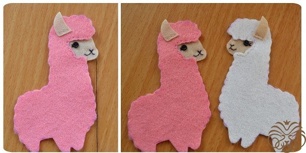Милые альпаки из фетра Милые альпаки из фетра