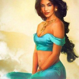 ​Рисуем принцессу Жасмин