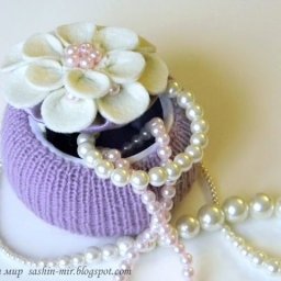 Шкатулка из втулки от скотча