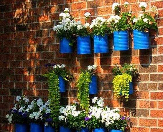 Удобные органайзеры для дома из использованных жестяных банок Удобные органайзеры для дома из использованных жестяных банок