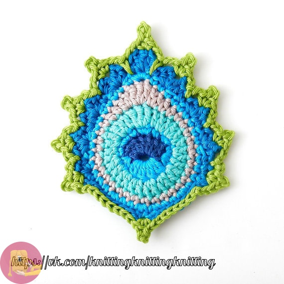 Узор "Павлиний глаз": идеи для вдохновения