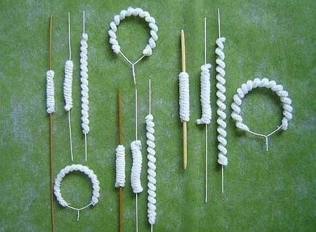 Цветы из капроновых колготок