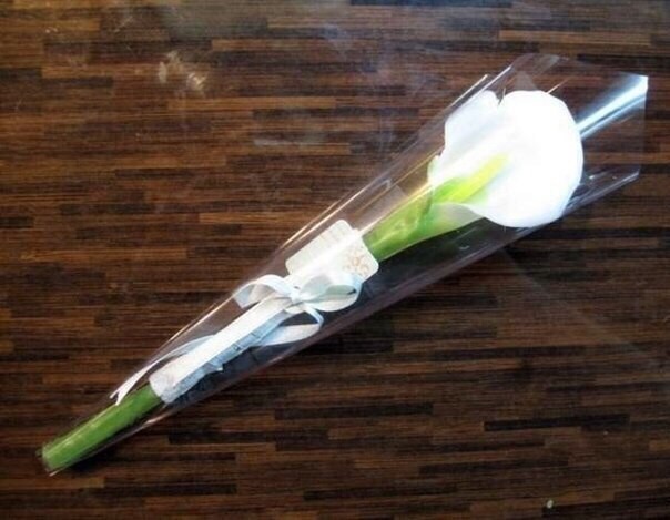 Делаем каллу из мыла