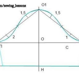 ​Как легко сшить халатик с построением прямо на ткани