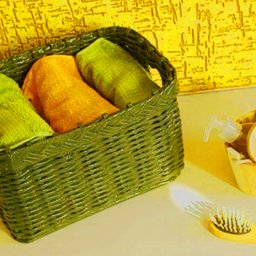 ​Корзинка-органайзер из газетных трубочек