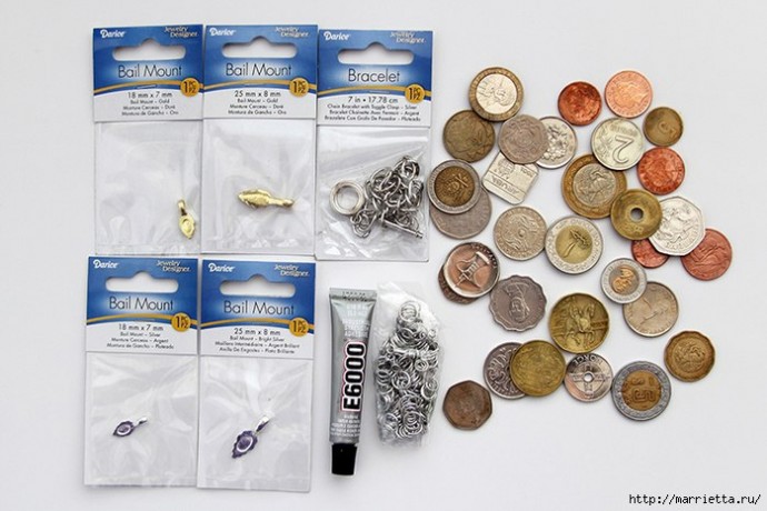 Браслет из монет