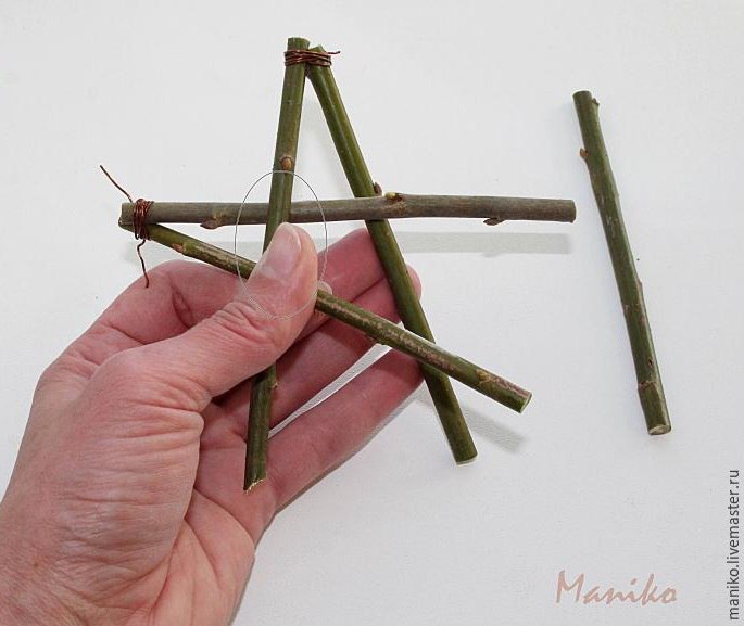 Новогодние звезды-подвески к старому новому году