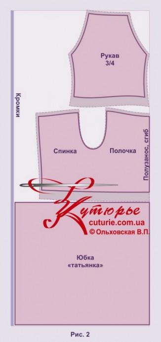 Платье «барышня-крестьянка»