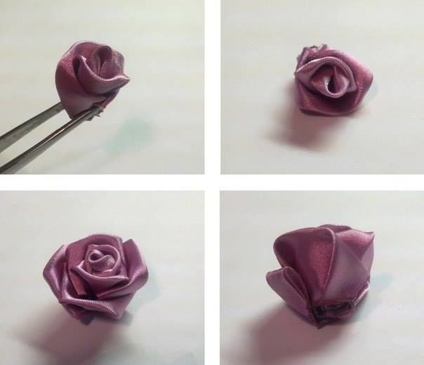Розочка-канзаши: мастер-класс