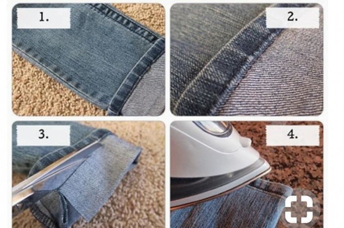 Укорачиваем джинсы