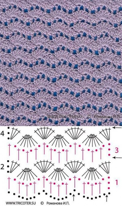 Вяжем платья в ретро-стиле с коротким или длинным рукавом: схемы узоров