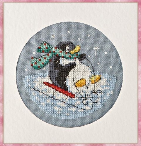 ​Вышиваем пингвинов