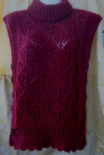 Жилеты спицами