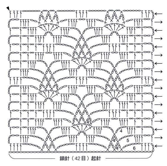 Ажурные квадратные мотивы