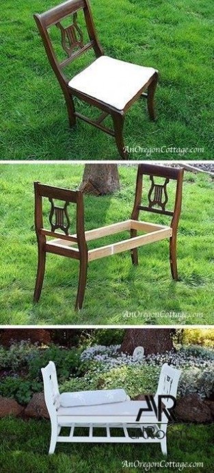 Что сделать из старых стульев
