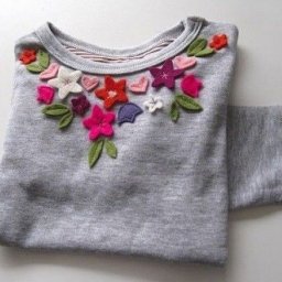 Как декорировать топ с помощью фетра