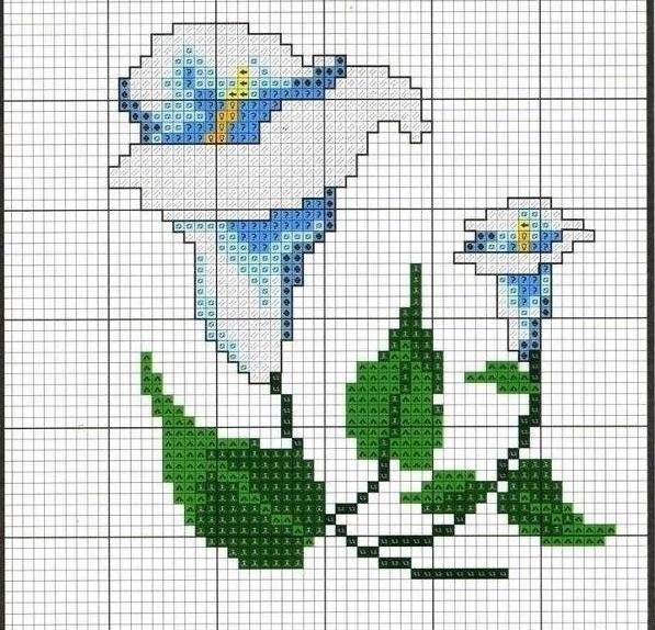 Цветочная вышивка