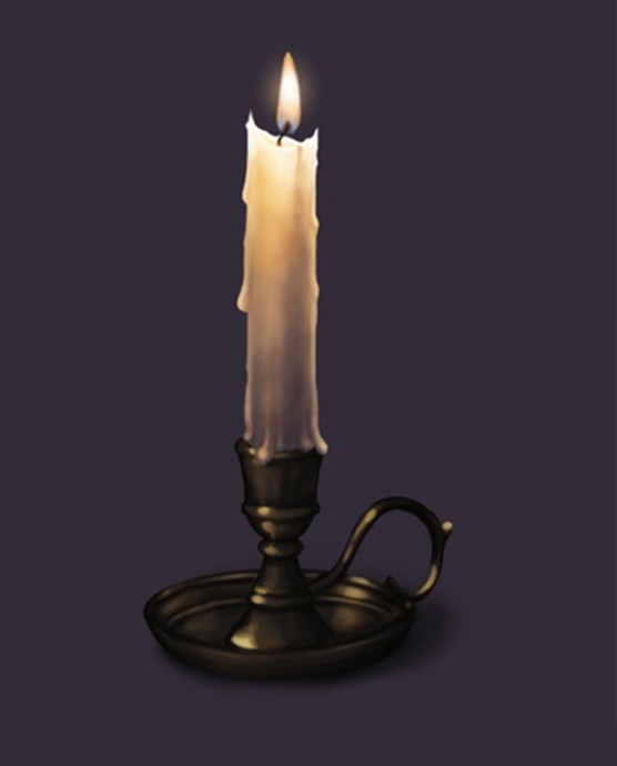 ​Рисуем свечу