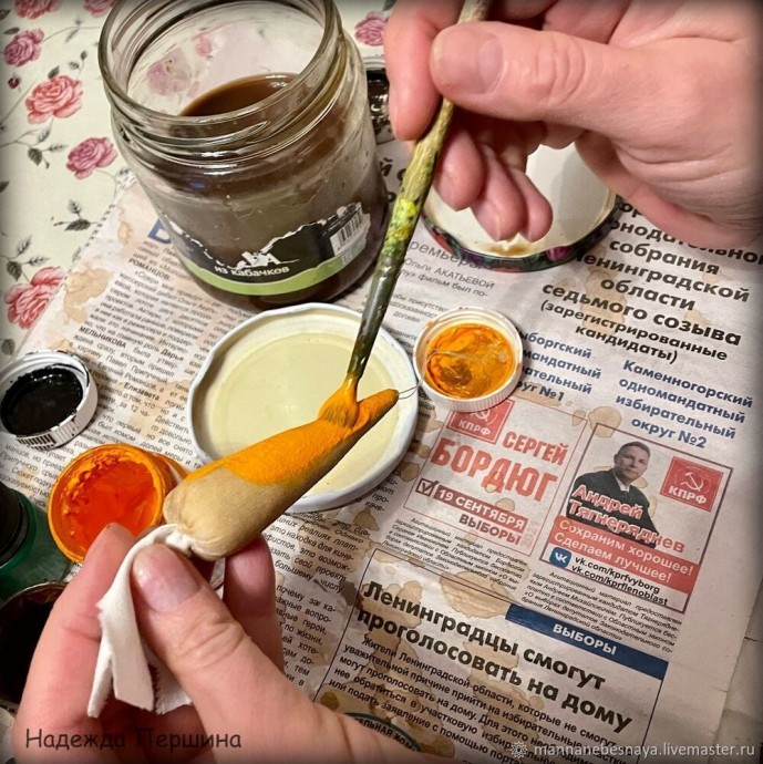 Шьем интерьерную морковку для украшения кухни