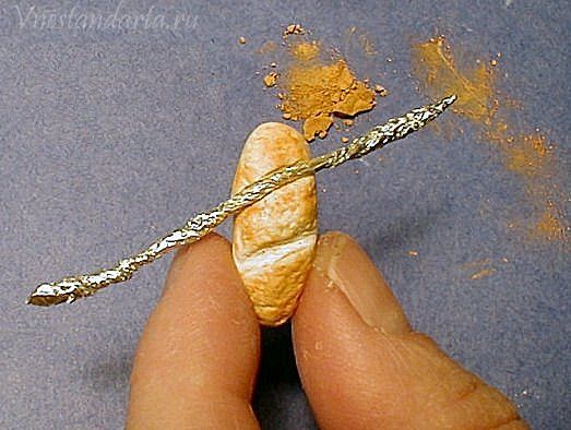 Кукольная миниатюра: лепим хлеб и сыр
