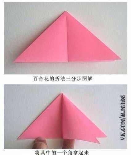 Лилия из бумaги