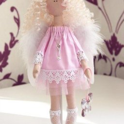 ​Милейшая интерьерная куколка Ангелок по мотивам Сьюзен Вулкотт