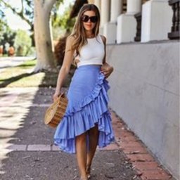 ​Моделирование оригинальной юбки с запахом