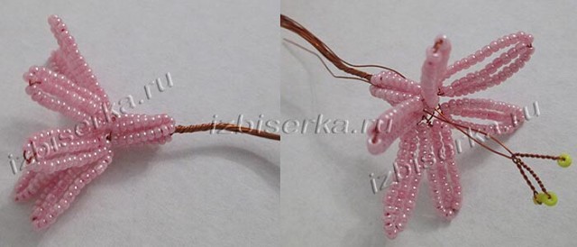 Очень красивый гиацинт из бисера