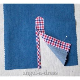 ​Планка рукава: обработка застежки двумя обтачками