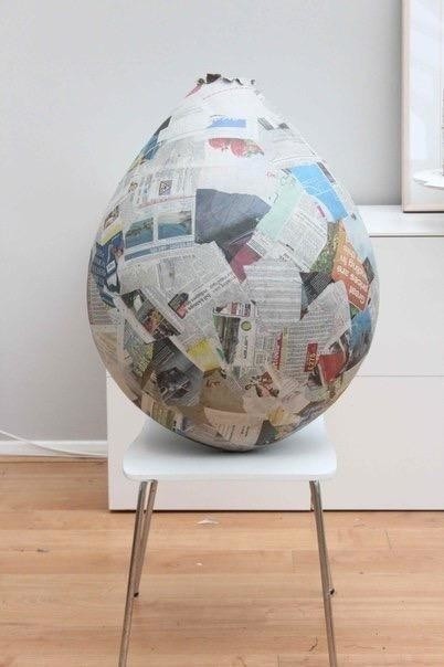 Воздушный шар из папье-маше
