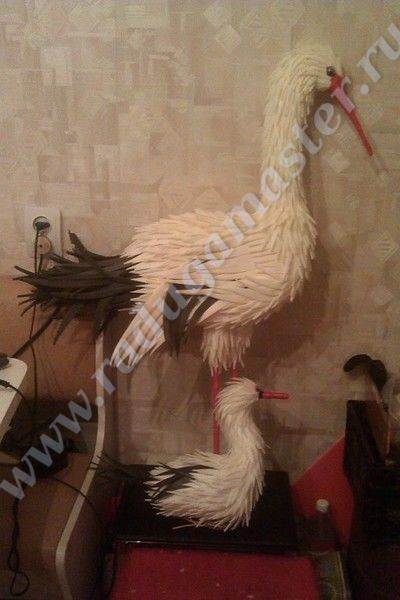 Аист из изолона