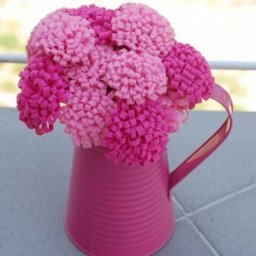 ​Георгины из фетра